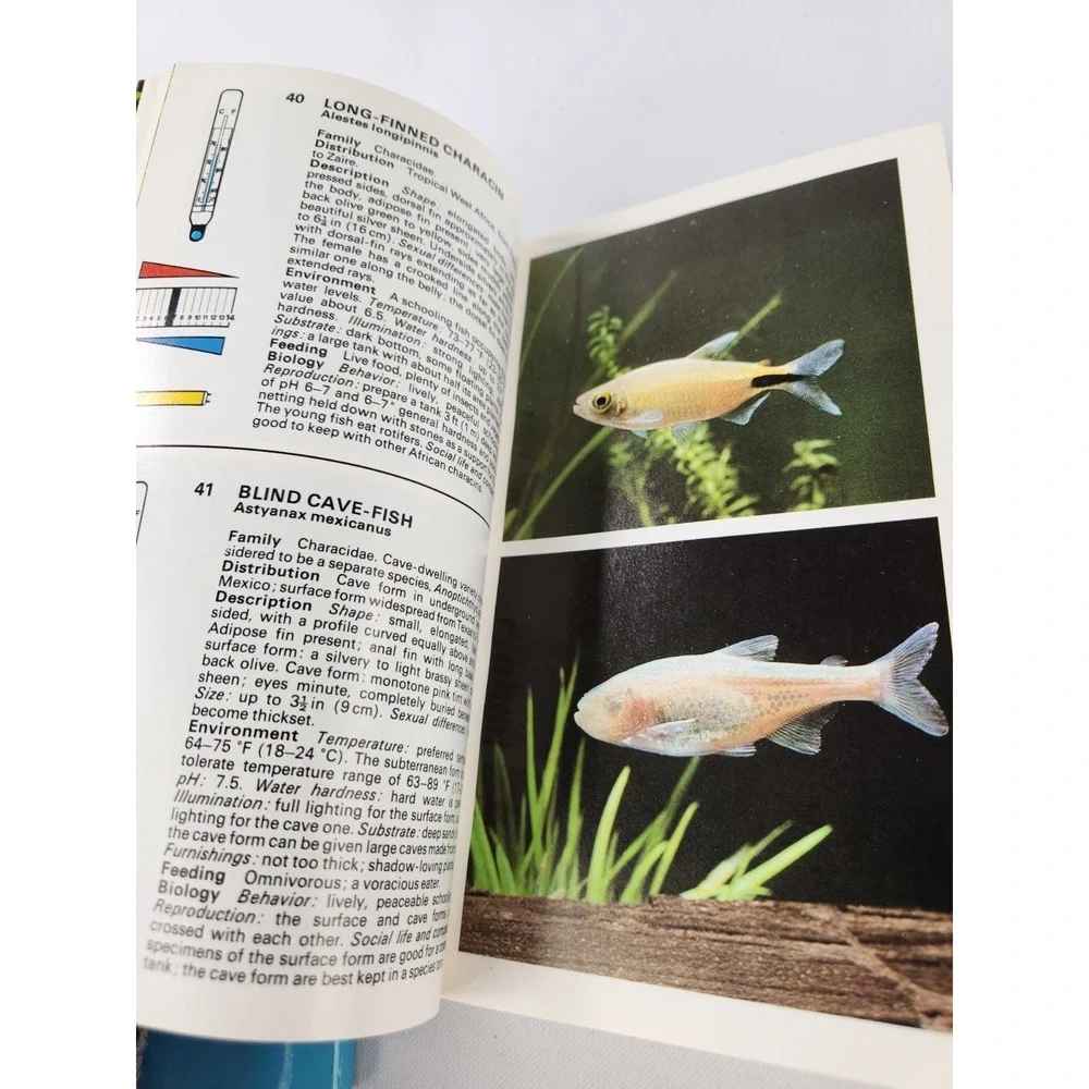 Vtg Book Lot‎ Color Guide to Tropical Fish Cliff Harrison Simon Schuster Care